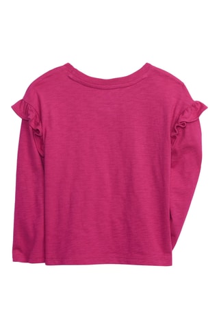 T-shirt en coton biologique - Rose foncé