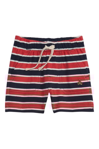 Short - Marineblauw en Rood