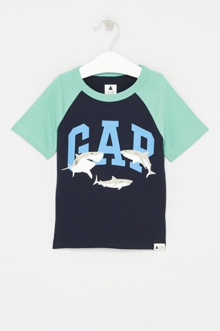 T-shirt en coton biologique Bleu