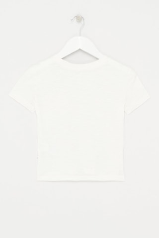T-shirt en coton biologique Blanc