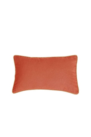 Coussin en coton recyclé - Terracotta - 30 x 50 cm