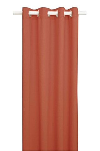 Rideau en coton recyclé - Terracotta - 135 x 250 cm