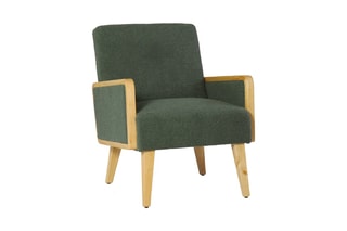 Fauteuil Montana - Kaki et naturel