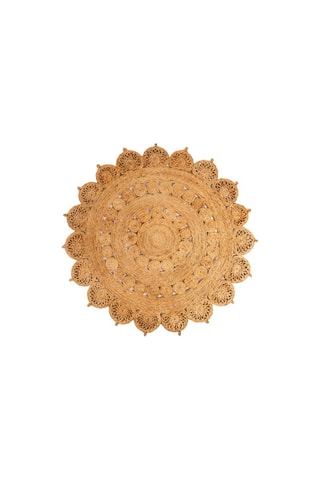 Tapis jute Kolkata - Naturel