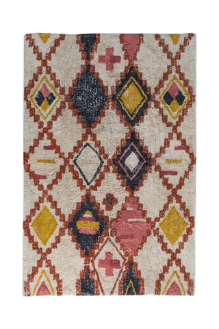 Tapis Petrus - Ecru et terracotta