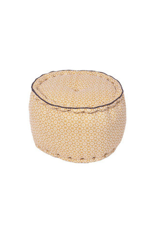 Pouf Native - Jaune - 40 x 30 cm