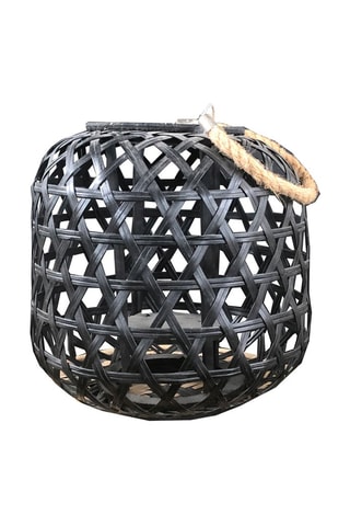 Lanterne en bambou Loko - Noir