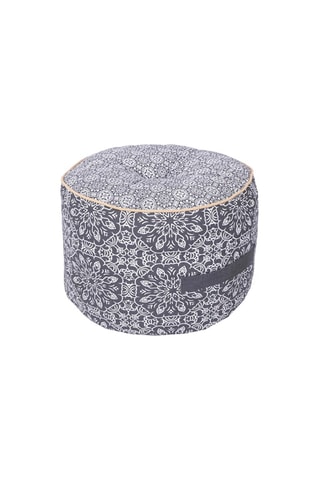Pouf Ambroise - Anthracite - 40 x 30 cm