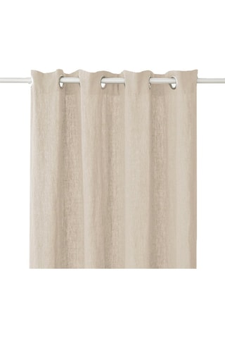 Rideau en lin - Beige - 140 x 250 cm