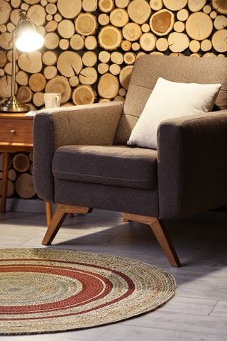 Tapis - Naturel et terracotta