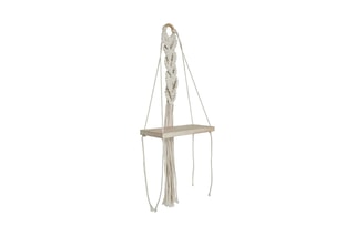 Etagère Boho - Beige et naturel - 25 x 62,5 x 10 cm