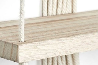 Etagère Boho - Beige et naturel - 25 x 62,5 x 10 cm