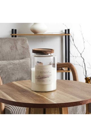 Bougie parfumée en bois d’acacia - Cachemire