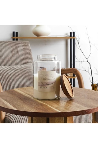 Bougie parfumée en bois d’acacia - Cachemire