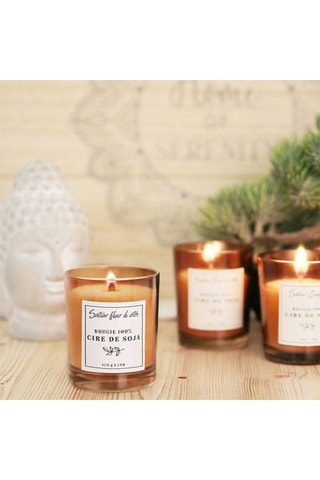 Bougie parfumée Cire de Soja - Senteur Fleur de coton