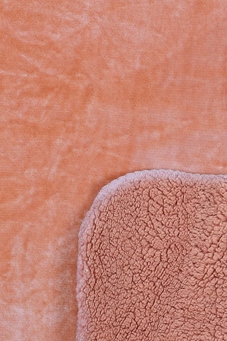 Plaid - Orange clair - 140 x 220 cm