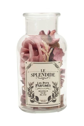 Pot parfumé - Musc blanc, ambre ou fleur de coton - Modèle aléatoire