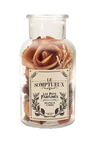 Pot parfumé - Musc blanc, ambre ou fleur de coton - Modèle aléatoire