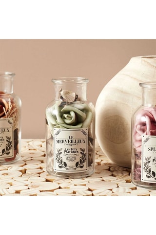 Pot parfumé - Musc blanc, ambre ou fleur de coton - Modèle aléatoire