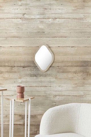 Miroir - 34 cm - Beige
