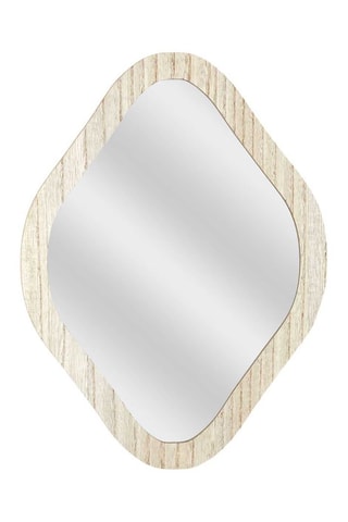 Miroir - 34 cm - Beige