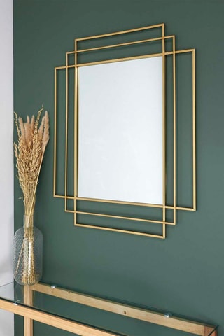 Miroir Art déco - 97 x 70 cm - Doré
