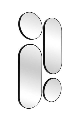4 miroirs - Noir
