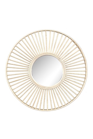Miroir en rotin Rattan - 49 cm - Naturel