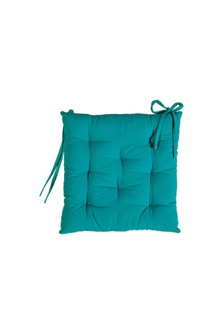 Galette de chaise - Turquoise - 40 x 40 x 8 cm