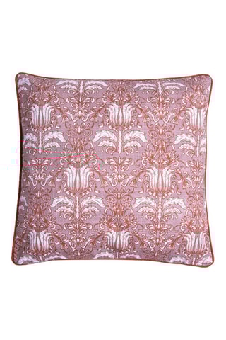 Coussin Garance - Rose et blanc - 50 x 50 cm