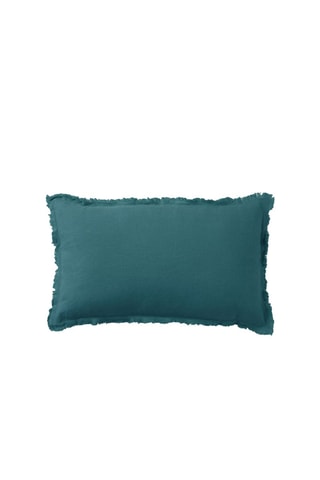 Coussin en lin - Bleu - 30 x 50 cm