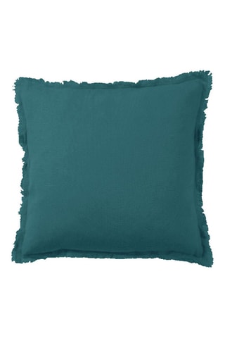 Coussin en lin - Bleu - 45 x 45 cm