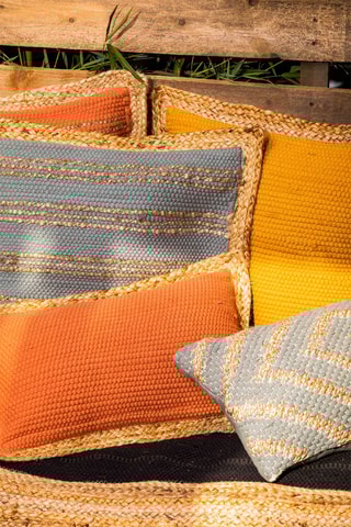 Coussin Chindi - Sauge - 30 x 50 cm