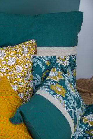 Coussin Indiana - Vert pin - 50 x 50 cm