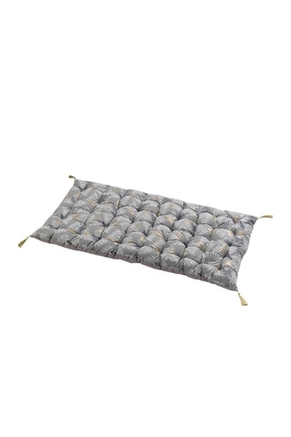 Futon Leaves - Gris et jaune - 60 x 120 cm