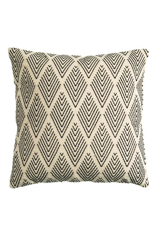 Coussin Raoul - Blanc et noir - 45 x 45 cm