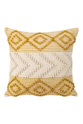 Coussin - Blanc et doré - 45 x 45 cm