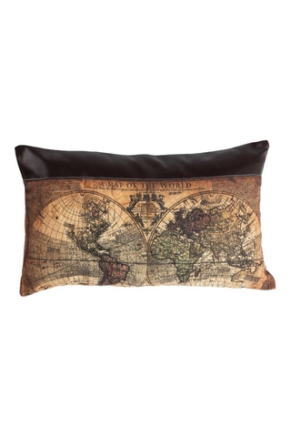 Coussin - Marron - 30 x 50 cm 