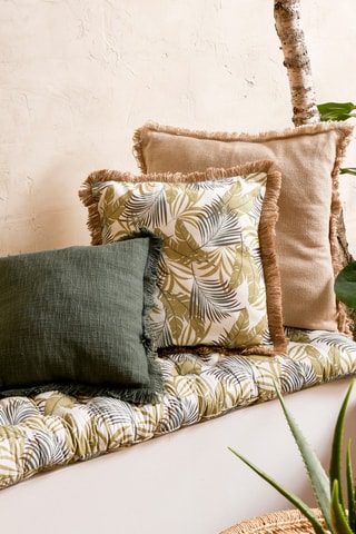 Coussin - Vert foncé - 40 x 40 cm 