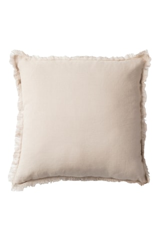 Coussin en lin - Beige clair - 45 x 45 cm