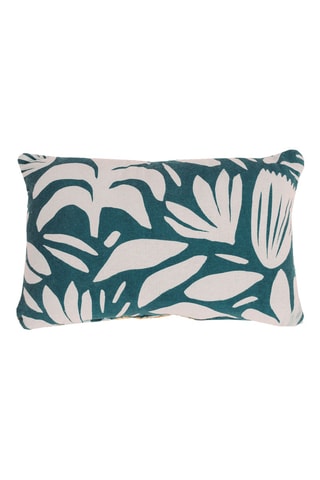 Coussin - Bleu canard - 30 x 50 cm