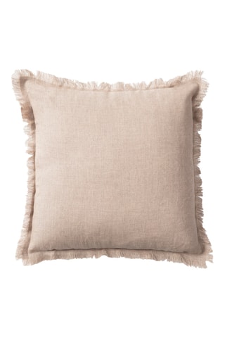 Coussin en lin - Beige - 45 x 45 cm