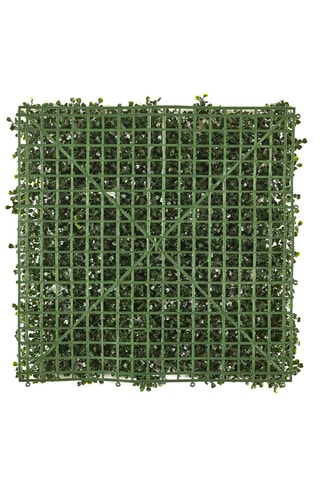 Mur végétal avec feuilles artificielles - 50 x 50 cm - Vert