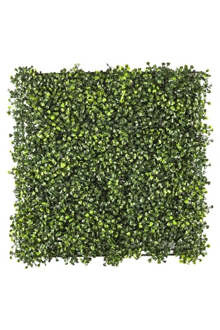 Mur végétal avec feuilles artificielles - 50 x 50 cm - Vert