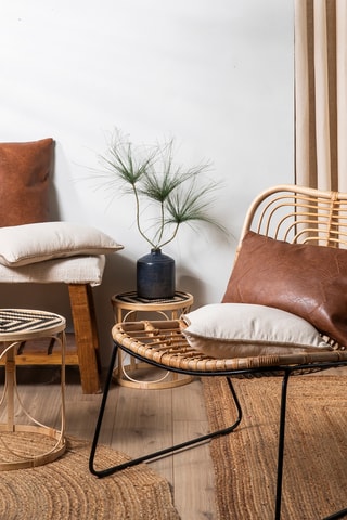 Coussin - Marron - 45 x 45 cm