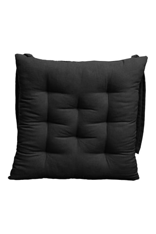 Galette de chaise - Noir - 40 x 40 x 6 cm