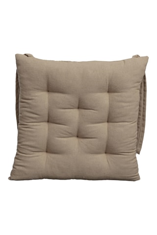 Galette de chaise - Taupe - 40 x 40 x 6 cm