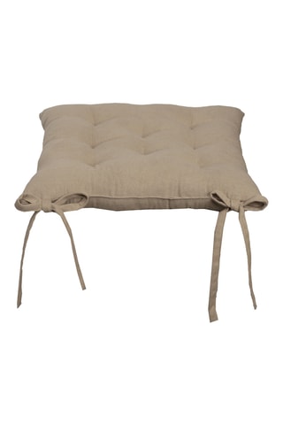 Galette de chaise - Taupe - 40 x 40 x 6 cm