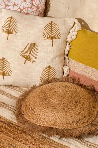 Coussin - Orange et rose - 40 x 65 cm