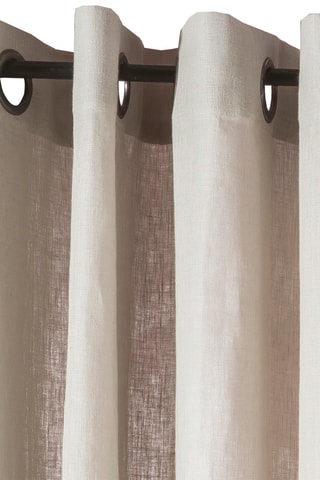Rideau en lin - Grège - 140 x 250 cm